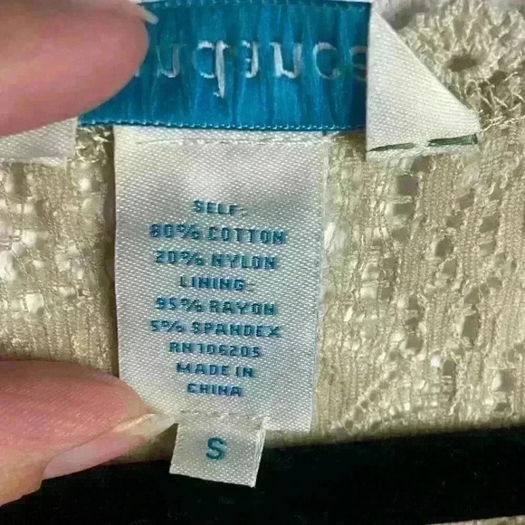 Sundance Size Small Lace Dress Cream Ivory Cap Sleeves Boho Cottagecore Romantic - Picture 4 of 7